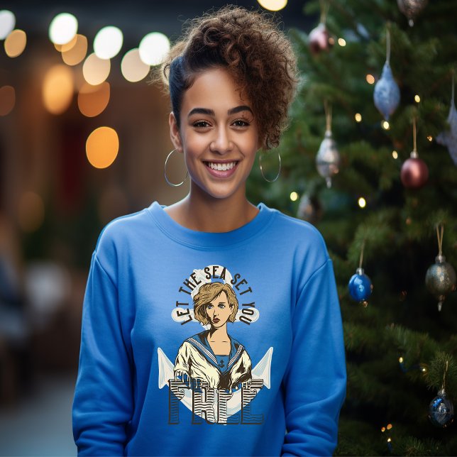 Let The Sea Set You Free T-Shirt Sweatshirt (Creator Uploaded)