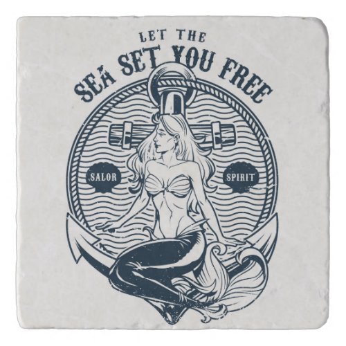 Let the Sea Set You Free Trivet