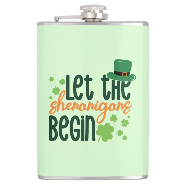 Let The Senanigans Begin-60677 Flask (Front)