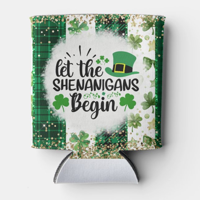 Let the Shenanigans Begin Can Cooler (Front)