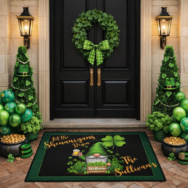 Let the Shenanigans Begin Gnome Welcome Doormat (Creator Uploaded)