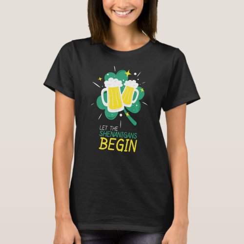 Let the Shenanigans Begin Mardi Gras Parade Carnev T_Shirt