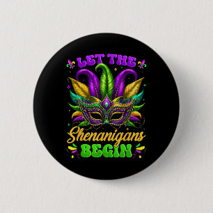 Let The Shenanigans Begin Mardi Gras Shirts Men Wo Button
