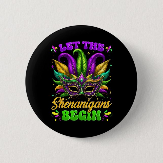 Let The Shenanigans Begin Mardi Gras Shirts Men Wo Button (Front)