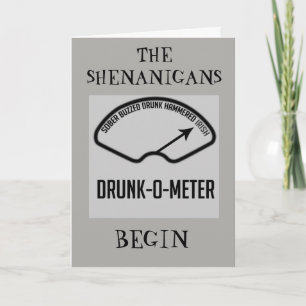 ***LET THE SHENANIGANS BEGIN*** ST. PATRICK'S DAY CARD