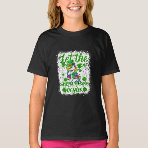 Let The Shenanigans Begin St Patricks Day Lucky  T_Shirt