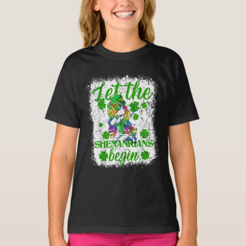 Let The Shenanigans Begin St Patricks Day Lucky  T_Shirt