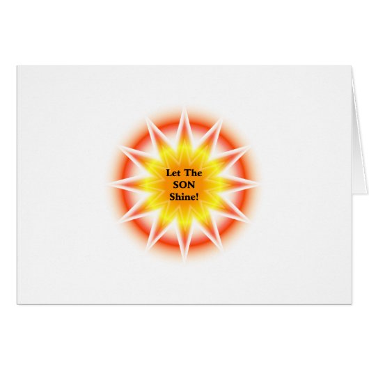 Let The Son Shine (Front Horizontal)