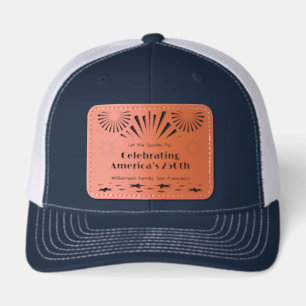 Let the Sparks Fly for America’s 250th Star Family Leather Patch Hat
