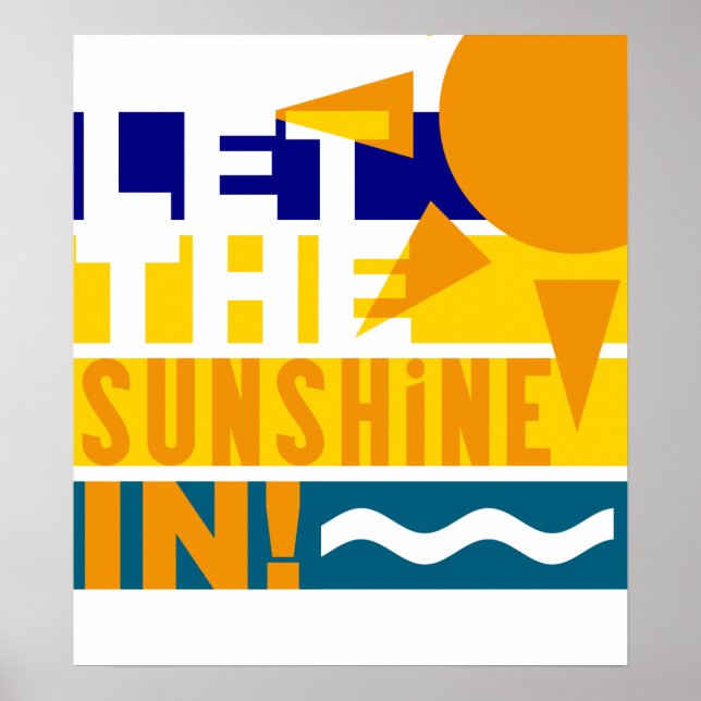 Let The Sunshine In poster (Front)