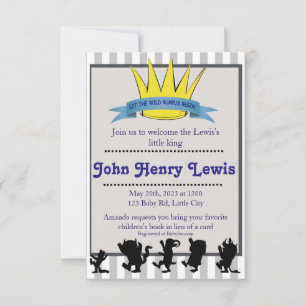 Let the Wild Rumpus Begin Invitation