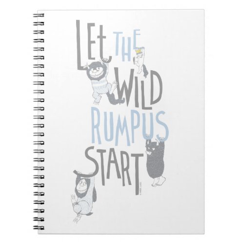 Let the Wild Rumpus Start _ Blue Notebook