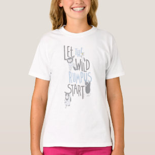 Let the Wild Rumpus Start - Blue T-Shirt