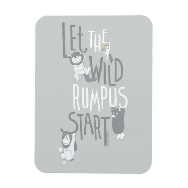 Let the Wild Rumpus Start Magnet (Vertical)