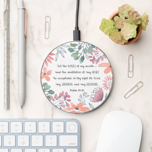 Let the Words of my Mouth _ Ps 1914 Wireless Charger