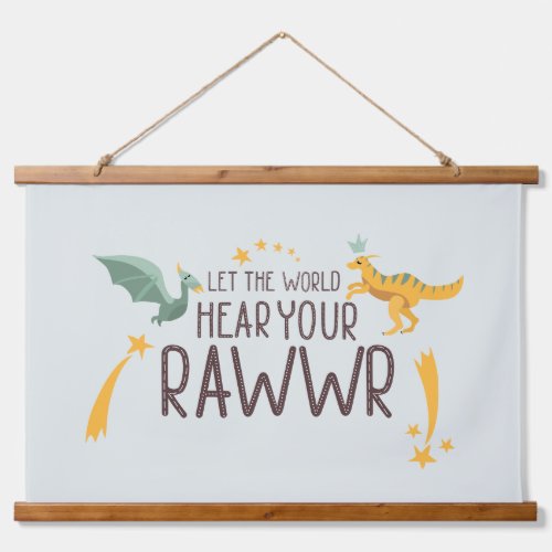 Let the World Hear Your Roar Hanging Tapestry