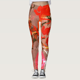 ⛈️🥷Let Them Come, Anime Manga Powers🥷⛈️ Leggings