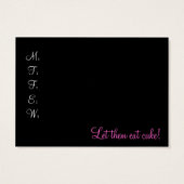 Let them eat cake! (Back)