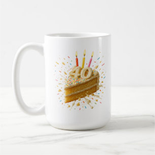 Let Them Eat Cake: 40th Birthday Mug