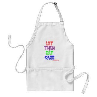 Let them eat cake adult apron
