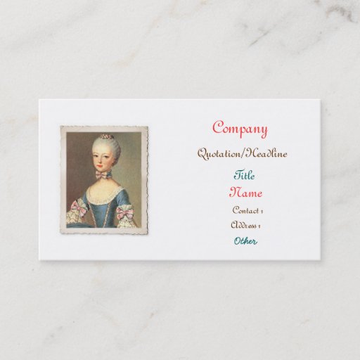 Customizable Let Them Eat Cake Business Cards