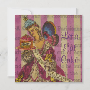 Let Them Eat Cake ~ Invitations