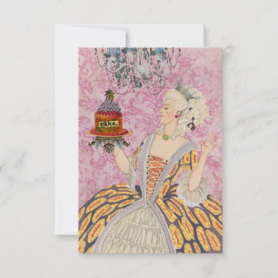 Let them Eat Cake ~  Invitations / RSVP