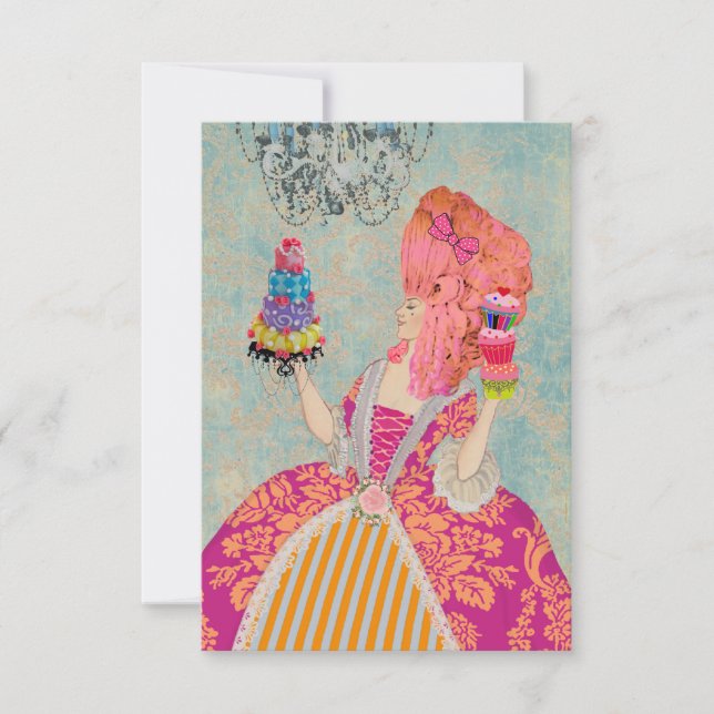 Let them Eat Cake ~  Invitations / RSVP #12 (Front)