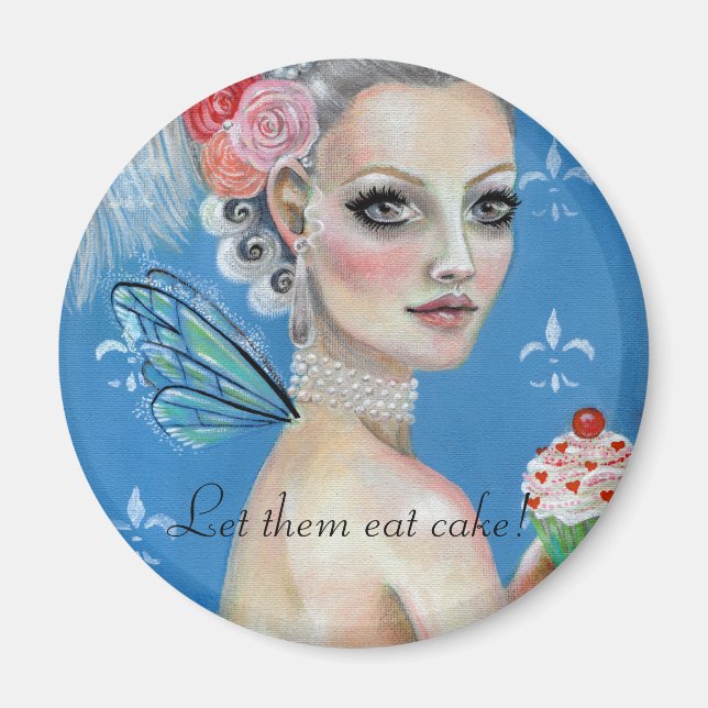 Let them eat cake magnet (Front)
