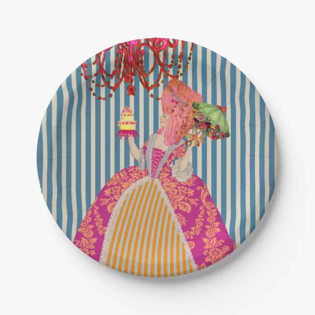 Let Them Eat Cake (More Options) - Paper Plates (Front)