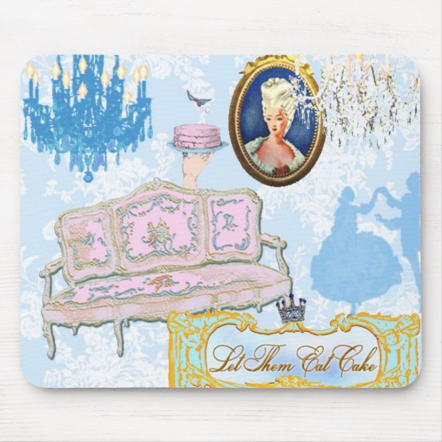 Let Them Eat Cake Mousepad - Customized (Front)