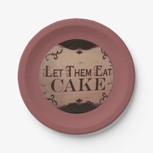 Let them eat cake paper plates