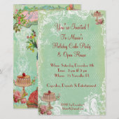 Let Them Eat Cake Party Invitations (Front/Back)