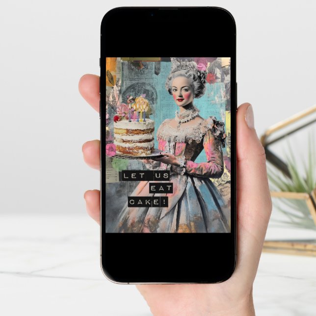 Let Them Eat Cake - Personalized Birthday Card (Front Digital)