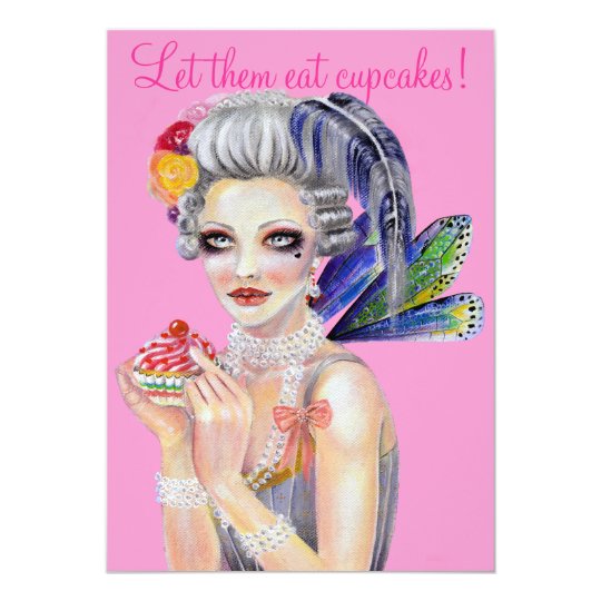 Let them eat cupcake card