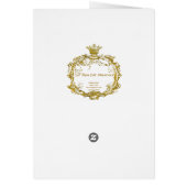 Let Them Eat Macarons Marie Antoinette Cards (Back)