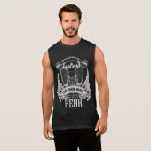 Let them fear singlet sleeveless shirt (Front Full)