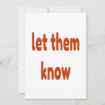 let them know thank you card