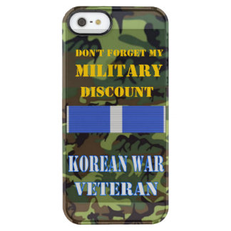 LET THEM KNOW YOU ARE ELLIGIBLE FOR A DISCOUNT iP Clear iPhone SE/5/5s Case
