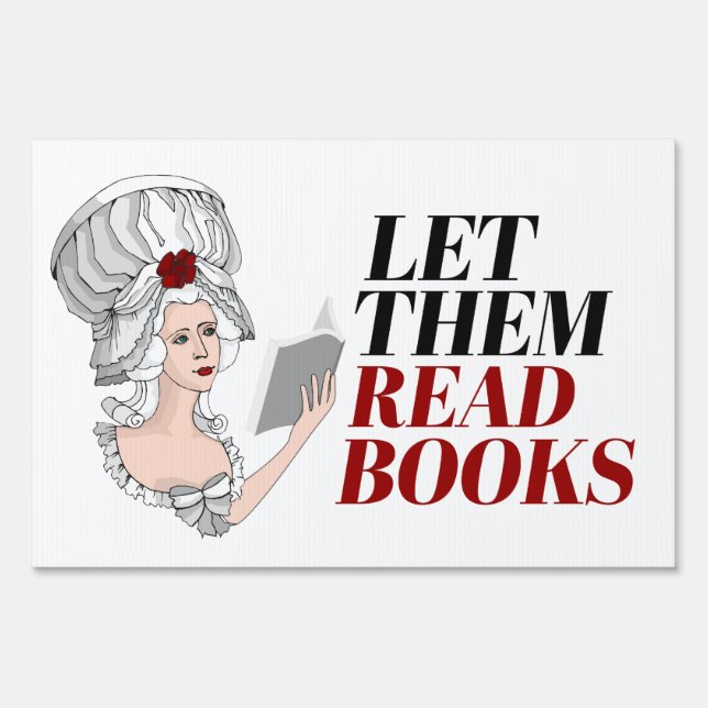 Let them read books sign (Front)
