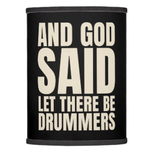 Let There Be Drummer Lamp Shade