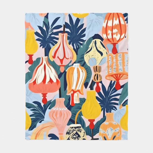 Let There Be Lamps Fleece Blanket (Front)