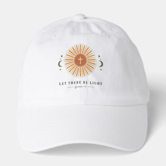 Let There Be Light Christian Faith Cap