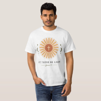 Let There Be Light Christian Faith Men's T-Shirt