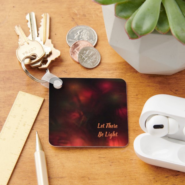 Let There Be Light Face Keychain (Desk)