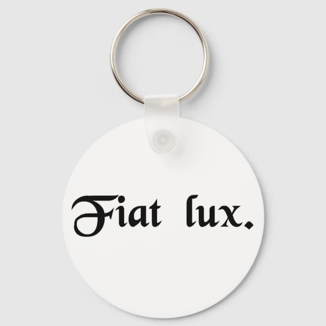 Let there be light. keychain (Front)