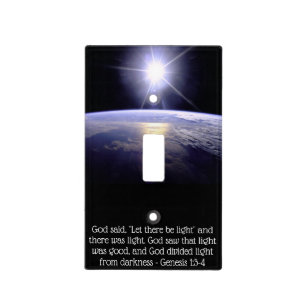 Let There Be Light Light Switch Cover