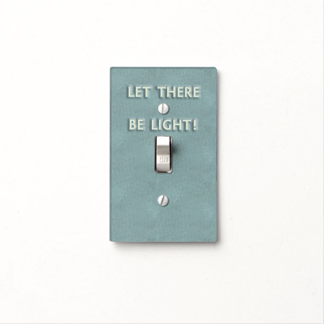 Let There Be Light Light Switch Cover (In Situ)
