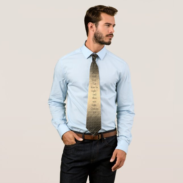 Let There Be Light Neck Tie (In Situ)