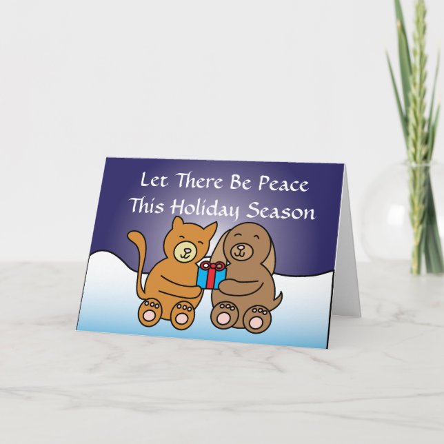 Let There Be Peace Card (Front)